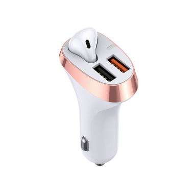 هندزفری بلوتوثی تک گوش و شارژر فندکی جویروم (Joyroom) مدل CP2