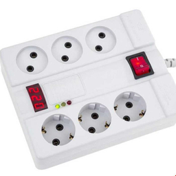 چند راهی 6 خانه محافظ دار پارت الکتریک با طول کابل 5 متر مدل PE2160