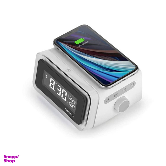 پاوربانک ساعت وایرلس مومکس( MOMAX) MOMAX 4 in 1 Digital Alarm Clock with Wireless Charging Station QC2CNW