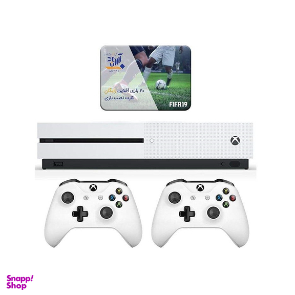 ایکس باکس مایکروسافت (Microsoft) مدل ONE S ظرفیت 1Tb درایو دار(ضمانت نامه 24 ماهه سریر به همراه بازی و نصب بازی)