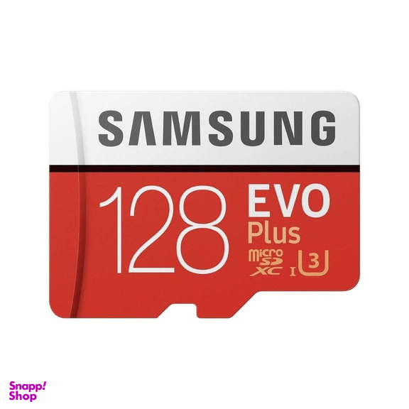 کارت حافظه microSDXC سامسونگ (Samsung) مدل Evo Plus کلاس 10 استاندارد UHS-I U3 128 گیگابایت