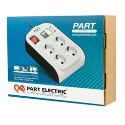 چندراهی برق محافظ دار پارت الکتریک (Part Electric) کد 8792