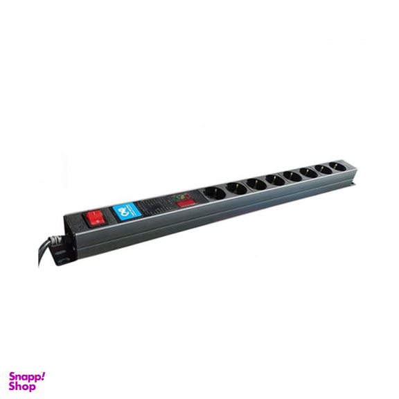 چند راهی 8خانه رکمونت محافظ دار پارت الکتریک مدل PE5144