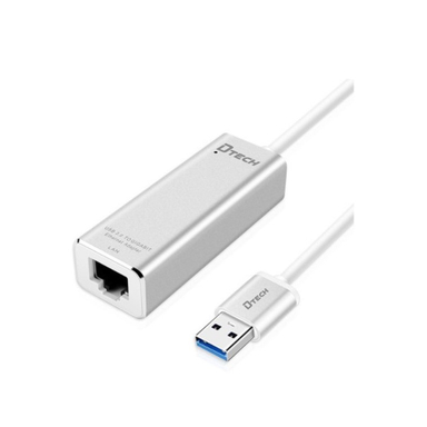 مبدل USB 3 به LAN 1Gbps دیتک (Dtech) مدل DT 6550