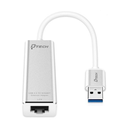 مبدل USB 3 به LAN 1Gbps دیتک (Dtech) مدل DT 6550