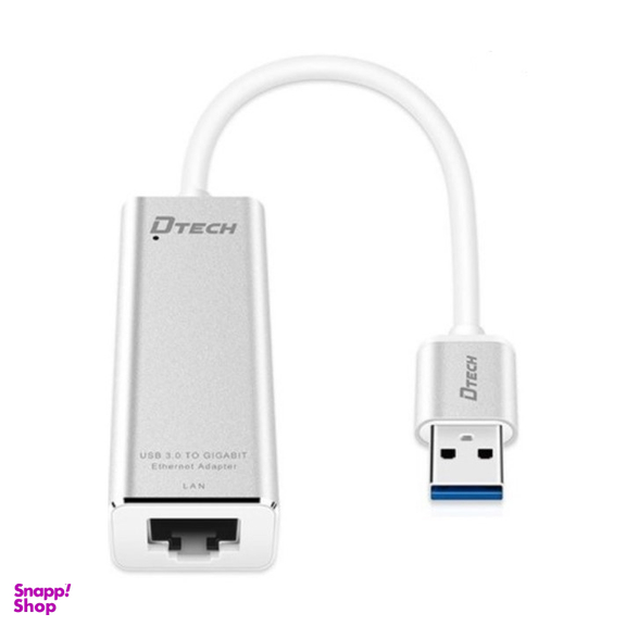 مبدل USB 3 به LAN 1Gbps دیتک (Dtech) مدل DT 6550