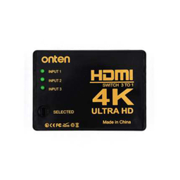 سوییچ 3 به 1 HDMI اونتن (Onten) مدل OTN 7593 با کیفیت 4k