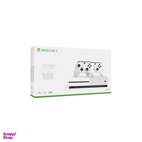 باندل کنسول بازی مایکروسافت (Microsoft) مدل ONE S دو دسته فابریکی ظرفیت 1Tb همراه بازی و نصب بازی