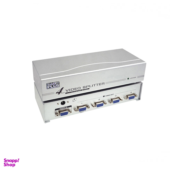 اسپلیتر VGA چهار پورت کی نت پلاس (K Net Plus) با کیفیت 250 مگاهرتز