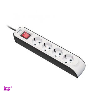 چندراهی 4خانه پارت الکتریک با طول کابل1/8متر مدل8757