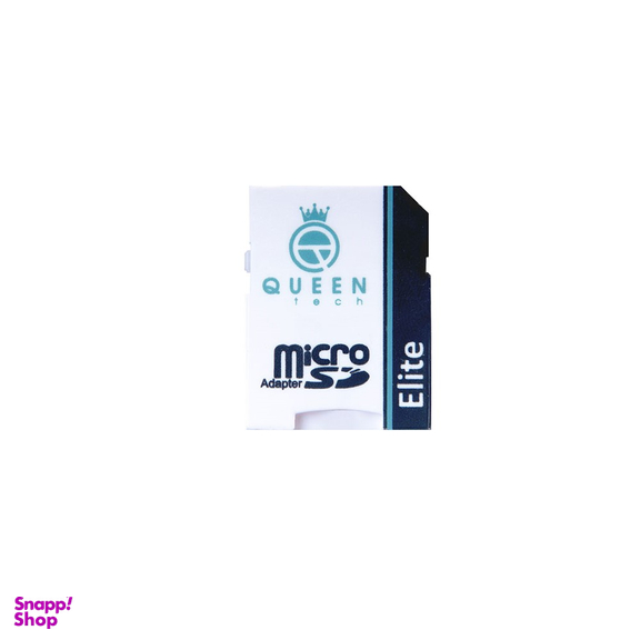 کارت حافظه کویین تک (Queen Tech) مدل Elite ظرفیت 32 گیگابایت رنگ سفید با چاپ رنگی