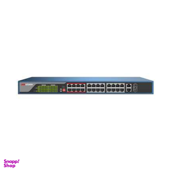 سوییچ شبکه 24 پورت هایک ویژن (Hikvision) مدل DS 3E0326P E