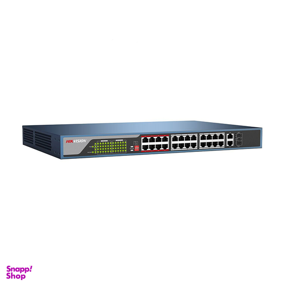 سوییچ شبکه 24 پورت هایک ویژن (Hikvision) مدل DS 3E0326P E