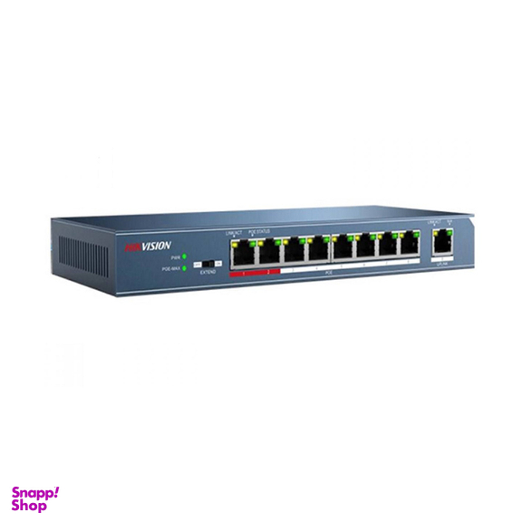 سوییچ شبکه 8 پورت هایک ویژن (Hikvision) مدل DS 3E0109P E