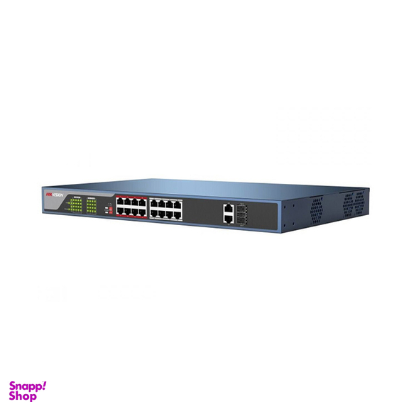 سوییچ شبکه 16 پورت هایک ویژن (Hikvision) مدل DS 3E0318P E