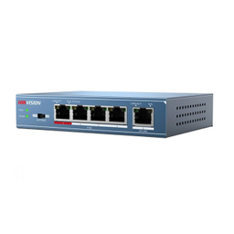 سوییچ شبکه 4 پورت هایک ویژن (Hikvision) مدل DS 3E0105P E