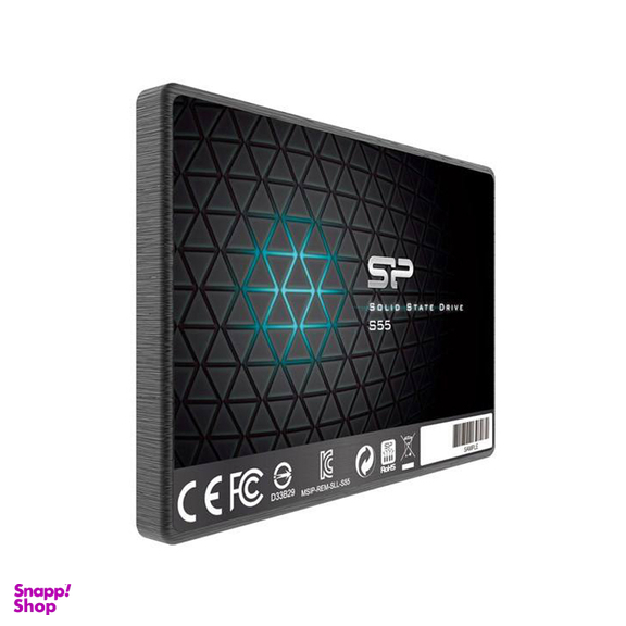 حافظه SSD اینترنال سیلیکون پاور (Silicon power) مدل Slim S55 ظرفیت 240GB رنگ مشکی