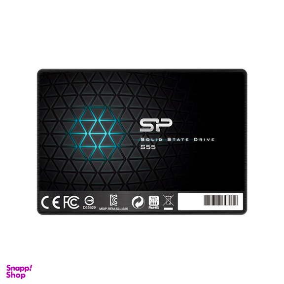 حافظه SSD اینترنال سیلیکون پاور (Silicon power) مدل Slim S55 ظرفیت 240GB رنگ مشکی