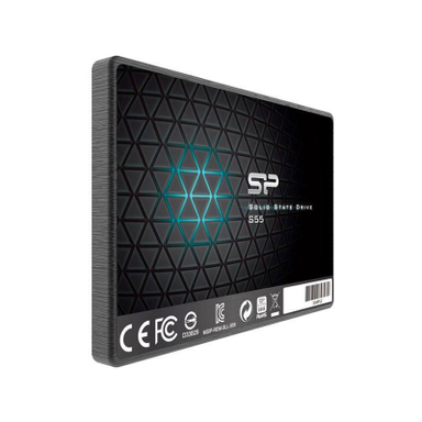 حافظه SSD اینترنال سیلیکون پاور (Silicon power) مدل Slim S55 ظرفیت 120GB رنگ مشکی
