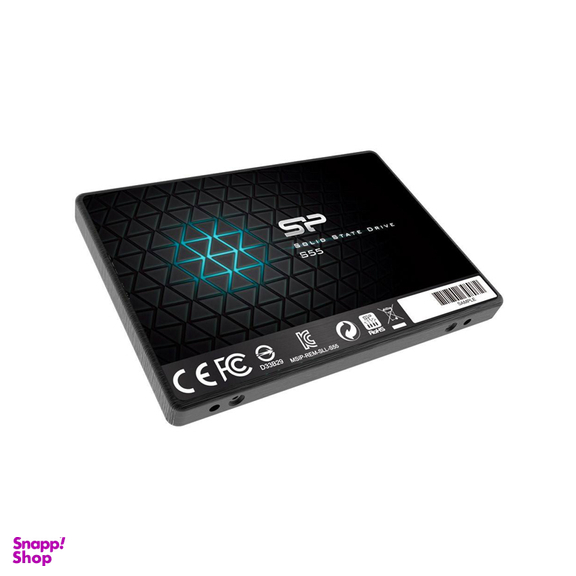 حافظه SSD اینترنال سیلیکون پاور (Silicon power) مدل Slim S55 ظرفیت 120GB رنگ مشکی