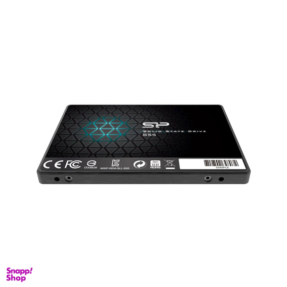 حافظه SSD اینترنال سیلیکون پاور (Silicon power) مدل Slim S55 ظرفیت 120GB رنگ مشکی