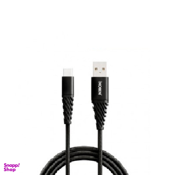کابل کنفی USB به Type_C آینوبن (Inoben) رنگ مشکی