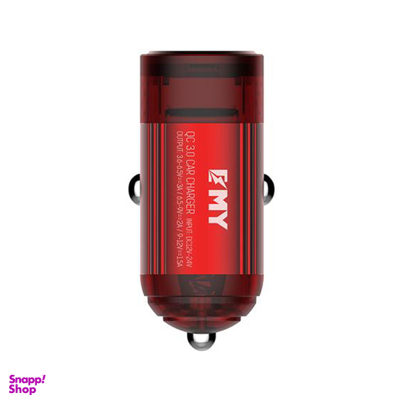 شارژر فندکی امی (Emy) مدل MY-118Q شارژ سریع همراه کابل میکرو