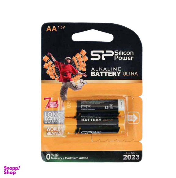باتری قلمی سیلیکون پاور (SP) مدل Alkaline بسته 2 عددی