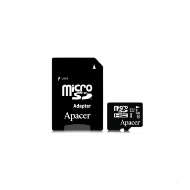 کارت حافظه‌ی اپیسر (Apacer) مدل MicroSDHC 4GB Class 4 With Adapter