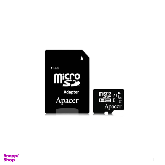 کارت حافظه‌ی اپیسر (Apacer) مدل MicroSDHC 4GB Class 4 With Adapter