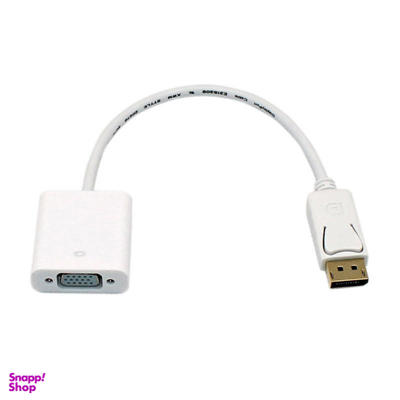 مبدل display به vga دیتک (Dtech) مدل Dtech DISPLAY PORT TO VGA M F HD MODEL DT 6506