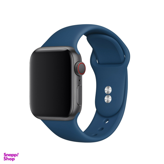 بند سیلیکونی مناسب ساعت هوشمند Apple Watch 38/40mm رنگ زرشکی