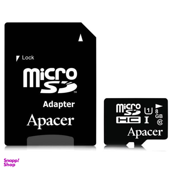 کارت حافظه‌ی اپیسر (apacer) microSDHC 4GB Class 4 With Adapter