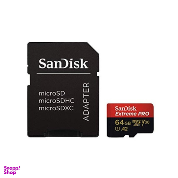 کارت حافظه Micro SDHC سندیسک مدل Extreme Pro سرعت 170MB/s ظرفیت 64 گیگا بایت
