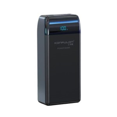 پاوربانک کانفلون (Konfulon) مدل P30Q ظرفیت 30000 میلی آمپر رنگ مشکی