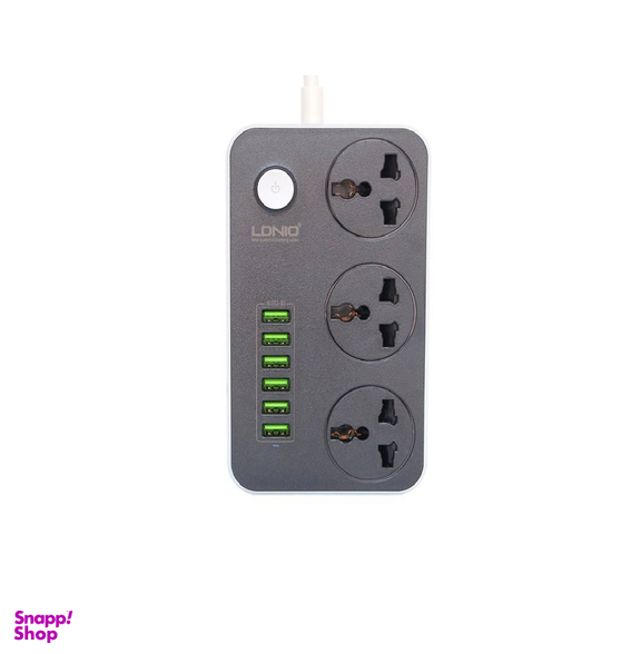 شارژر USB و چند راهی برق الدینیو مدل SC3604