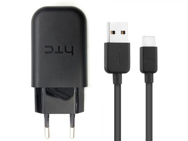 کابل و شارژر اصلی اچ تی سی (HTC) مدل Quick Charger TC P5000 With TypeC Cable رنگ مشکی