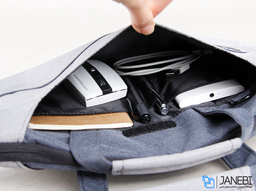 کیف لپ تاپ 13.3 اینچ کینگ سانز (Kingsons) مدل Laptop Shoulder KS3093W-B - طوسی(یکسال گارانتی شانلی)