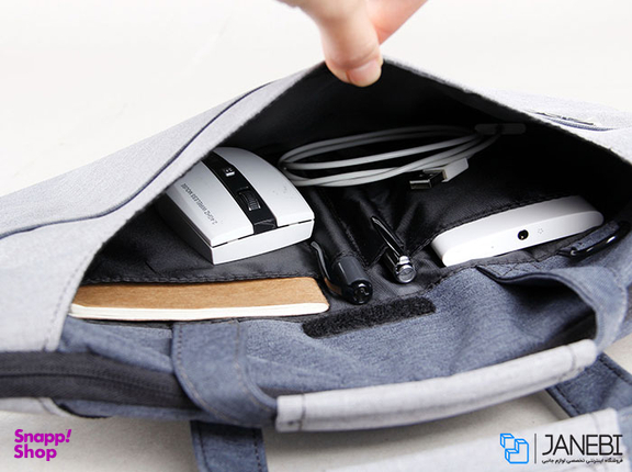 کیف لپ تاپ 13.3 اینچ کینگ سانز (Kingsons) مدل Laptop Shoulder KS3093W-B - طوسی(یکسال گارانتی شانلی)