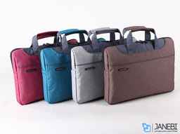 کیف لپ تاپ 13.3 اینچ کینگ سانز (Kingsons) مدل Laptop Shoulder KS3093W-B - طوسی(یکسال گارانتی شانلی)