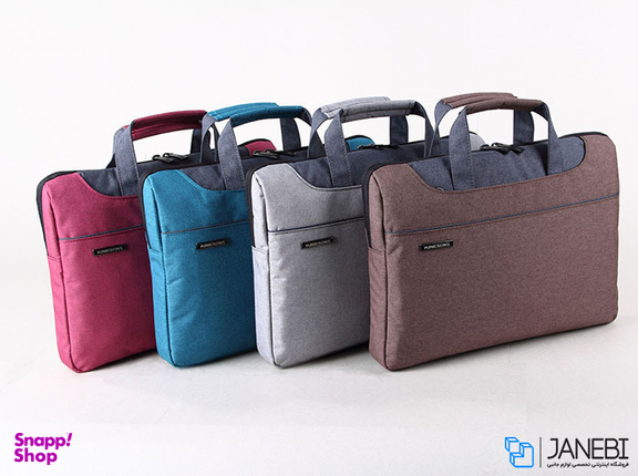 کیف لپ تاپ 13.3 اینچ کینگ سانز (Kingsons) مدل Laptop Shoulder KS3093W-B - طوسی(یکسال گارانتی شانلی)