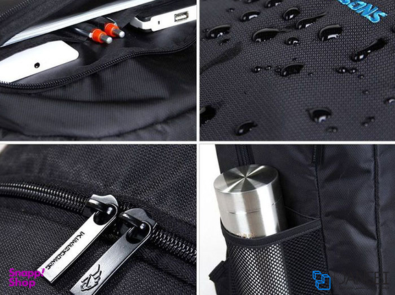 کوله لپ تاپ 15.6 اینچ کینگ سانز (Kingsons) مدل Laptop Backpack K8569W رنگ مشکی(یکسال گارانتی شانلی)