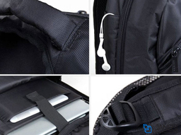 کوله لپ تاپ 15.6 اینچ کینگ سانز (Kingsons) مدل Laptop Backpack K8569W رنگ مشکی(یکسال گارانتی شانلی)