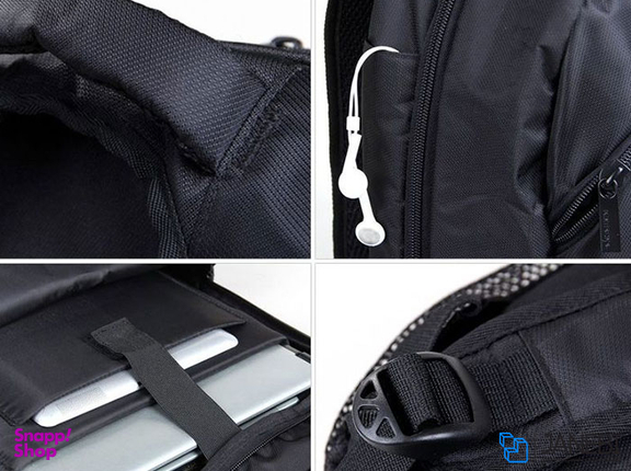 کوله لپ تاپ 15.6 اینچ کینگ سانز (Kingsons) مدل Laptop Backpack K8569W رنگ مشکی(یکسال گارانتی شانلی)