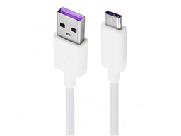 کابل اصلی هواوی (Huawei) مدل HL1480 USB 3.1 To Type C Cable اندازه 30 سانتی متر رنگ سفید