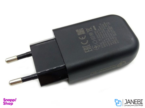 کابل و شارژر اصلی اچ تی سی (HTC) مدل Quick Charger TC P5000 With TypeC Cable رنگ مشکی