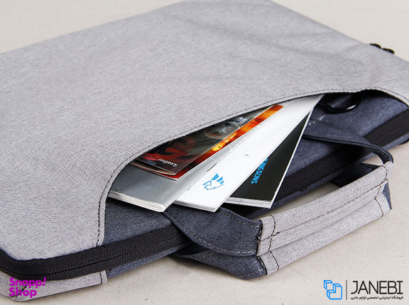 کیف لپ تاپ 13.3 اینچ کینگ سانز (Kingsons) مدل Laptop Shoulder KS3093W-B - طوسی(یکسال گارانتی شانلی)