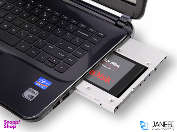 براکت هارد اینترنال لپ تاپ اوریکو (Orico) مدل L95SS 7&9.5mm Internal HDD Bracket Laptops آلومینیومی