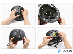 بند نصب دوربین ورزشی روی کلاه شیائومی مدل Head Strap BGX4006RT رنگ مشکی