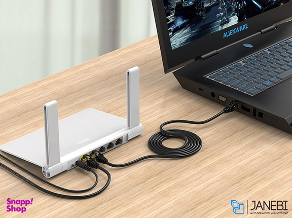 کابل شبکه اوریکو (Orico) مدل CAT7 LAN Cable PUGC7 اندازه رنگ خاکستری
